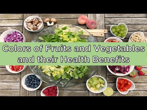 Colors of Fruits and Vegetables and Their Health Benefits || Plant Pigments Health Benefits