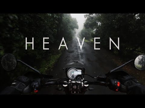 Riding Through Heaven: A Motorcycle Dream | ASMR pure sound video | Triumph Scrambler 400x |