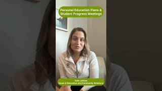 Personal Education Plans and Student Progress Meetings