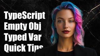 TypeScript: How to Use an Empty Object for a Typed Variable