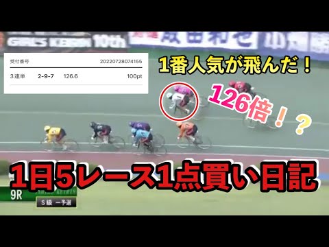 【競輪】1日5レース1点買い日記　第1話　弥彦G3　1日目