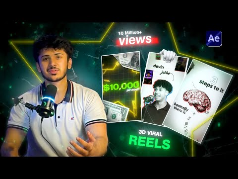 How To Edit 3D Reels Like Devin Jatho - Houston Kold From Scratch ┃Adobe After Effects Tutorial