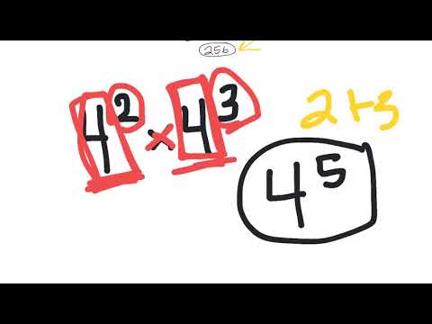 Multiplying exponents