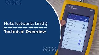 Complete Operational Walkthrough of the Fluke Networks LinkIQ Cable and Network Tester
