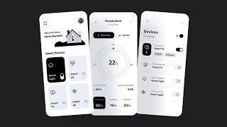📱 Modern Smart Home UI • Flutter Tutorial ♥