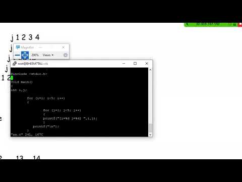 ✅ C Programming by example : Printing Patterns using Loops  |    5