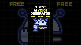 Top 3 FREE AI Voice Generator Websites 🔥 | Best Voiceover Tools for Creators!