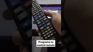 I'll teach you how to program your remote control. List of codes in the comments!