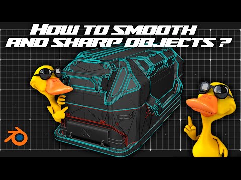 Smooth and Sharp Your 3D Models FAST With This Blender Addon #Blender #SharpEdges #Seam #3DModeling