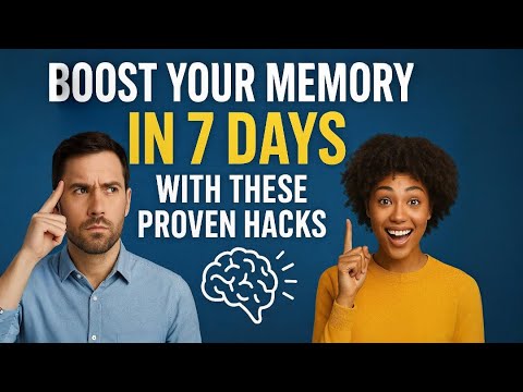 Boost Your Memory in 7 Days with These Proven Hacks | Psychological Hacks | Gen Z | Wired Sparks
