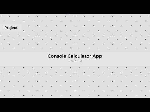 11 Calculator console application [Arabic] [عربي]