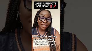 😍Land a Remote Job Now ‼️#workfromanywhere #remotework#remotejobs #remoteworktips#remotejobtips #job