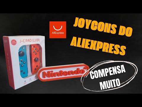 COMPREI OS JOYCONS  PARALELOS  DE NINTENDO SWITCH DO ALIEXPRESS  #nintendoswitch #nintendo #gamer