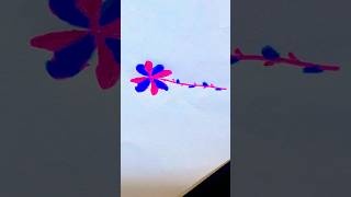 #art#flower#💖💙#pink#blue#watchnow