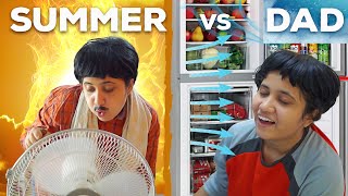 Summer vs Dad 🤣🤣 | Tamil Comedy Video 🎭 | SoloSign
