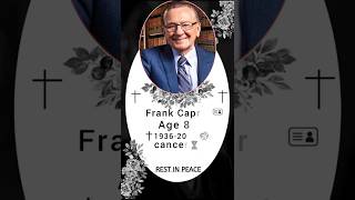 American Judge Who Have Passed away In 2025 #frankcaprio #passedaway #shorts