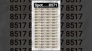 Can' You Identify the Hidden out the Spot 8571 #brainchallenge #neurochallenge #brainbee #brainbuzz