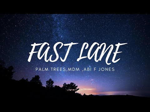 Palm Trees & MdL - Fast Lane .ft. Abi F Jones ( Lyrics)