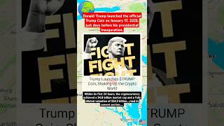 Trump Launches $TRUMP Coin, Shaking Up the Crypto World #trumpcoin