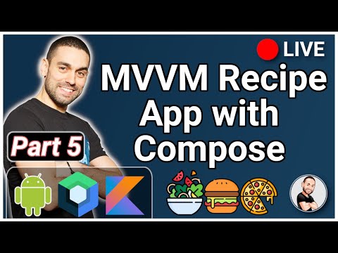 Coding an Android Recipe App (LIVE) - MVVM / Compose / Hilt (Part 5)