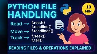 Python File Handling Made Easy | Read, Seek & Tell Explained (With Examples)