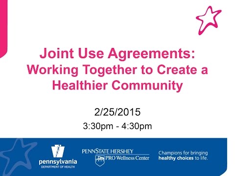 Webinar: Joint Use Agreements
