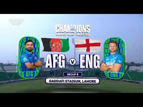 England Vs Afghanistan ICC Champions Trophy 2025 Full Match Highlights