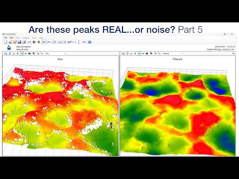 60-Second Surface Analysis - Are these surface features real, or noise? Part 5