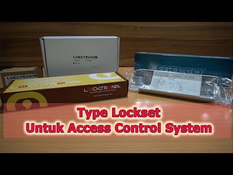 Type Lockset untuk Access Control System | Emlock Dropbolt