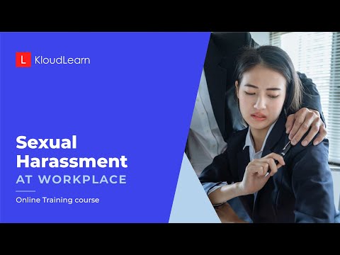 Sexual Harassment at Workplace | POSH Training Video | KloudLearn Content Library