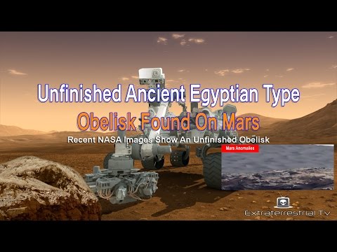 Recent NASA Image Shows Unfinished Obelisk On Mars - Mars Anomalies ★★★