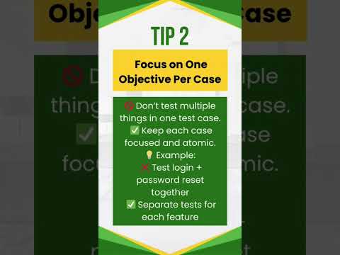 5 Test Case Tips You Need!    #SoftwareTesting#QAEngineer#TestCases#ManualTesting#AutomationTesting