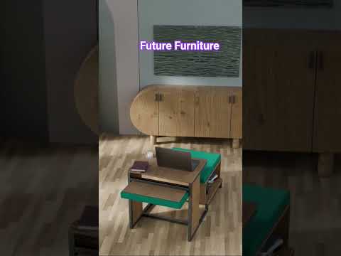 "1 Furniture = 3 Functions 😍 | Space saving design ✨"HomeDecor #Innovation #TrendingDesign#SmartFTR