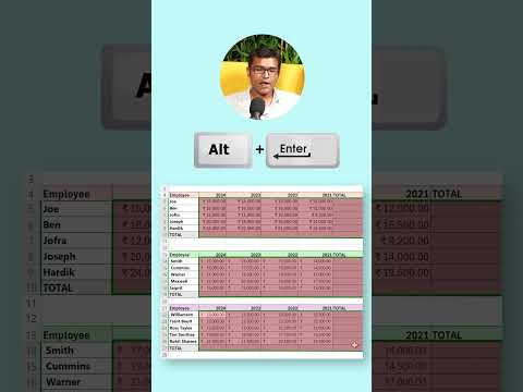 🚀 Excel SUM Shortcut