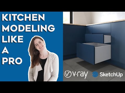 Kitchen Modeling in V-Ray for SketchUp | Become a Pro with Easy Techniques