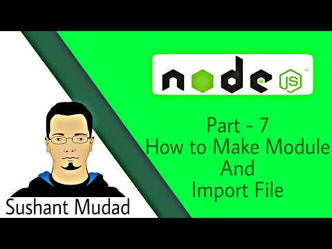 Part - 7 How to make Module & Import File In NodeJs | Nodejs Tutorials In Hindi | OnlyCoding!
