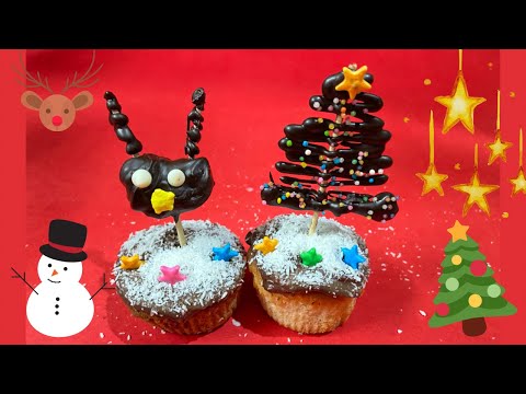 Christmas Desserts Decoration | Easy Christmas Cupcakes Decorating Ideas