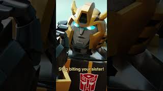 when mom calls a family meeting 🫣 Transformers EarthSpark is now playing on Netflix!