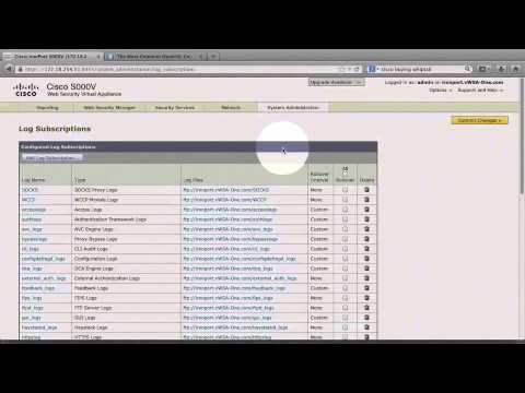 Web Security Appliance Log Subscription and Custom Fields & Traces level.