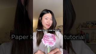 Paper kisses rose tutorial 🌹💋