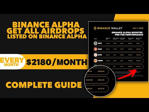 Binance Alpha Airdrop Complete Guide - How To Get Binance Alpha 15 Points Easy Way