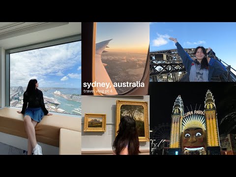 sydney travel vlog 🌧️ art museums, countless bingsu, bridge climb, last days in sydney