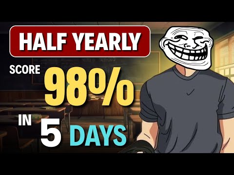 Class 12 Half Yearly strategy to Score 98%🔥 | half yearly exam class 12 | Half yearly exam 2025