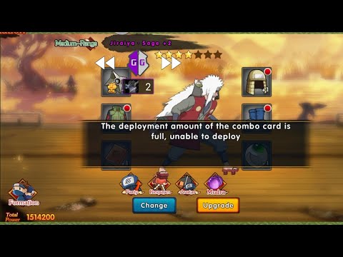 How to solve this ? add more combo cards in line up |Ultimate Ninja