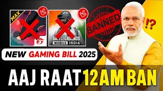 Free Fire Max Ban in India 2025? | New Gaming Bill Explained in Hindi