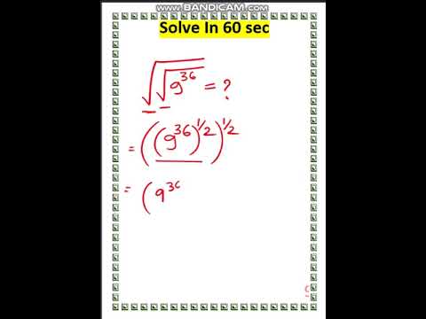 can solve this problem in just 60 sec..#funmaths