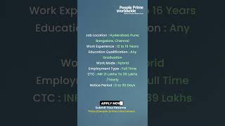 Developer IT Job Openings | Mendix Developer | People Prime Jobs