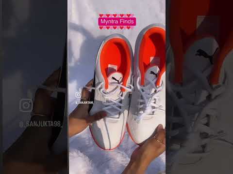 Puma sneakers & mojaris from Myntra #myntra #myntrahaul #haul #footwear #shorts#unboxing