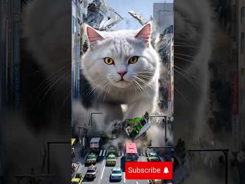 Giant Cat Destroys the City?!