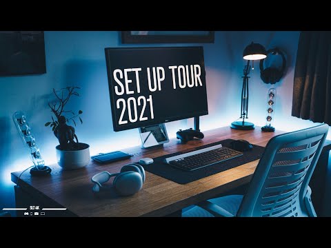 The Dream Home Office & Setup Tour 2021 // Ultimate IKEA Hack Setup